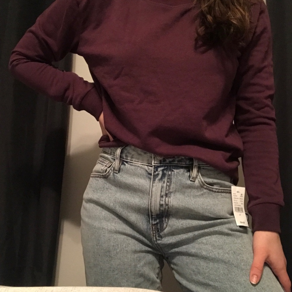Maroon long sleeve shirt - Picture 2 of 6
